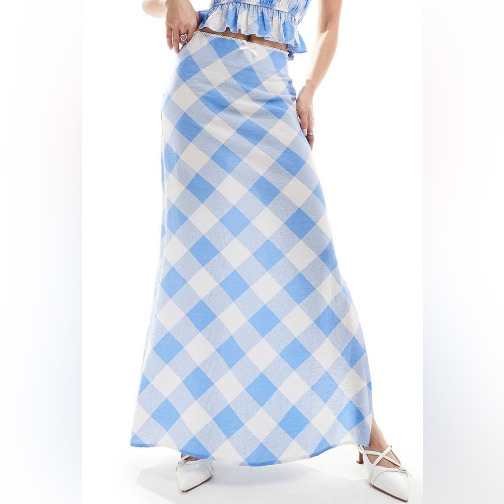 ASOS Emory Park Slip Midi Skirt